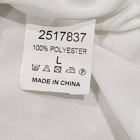 Women's T-Shirt V Neck Lace Crochet Solid Tunic Tops Comfy Short Blouse White si - Picture 6 of 6